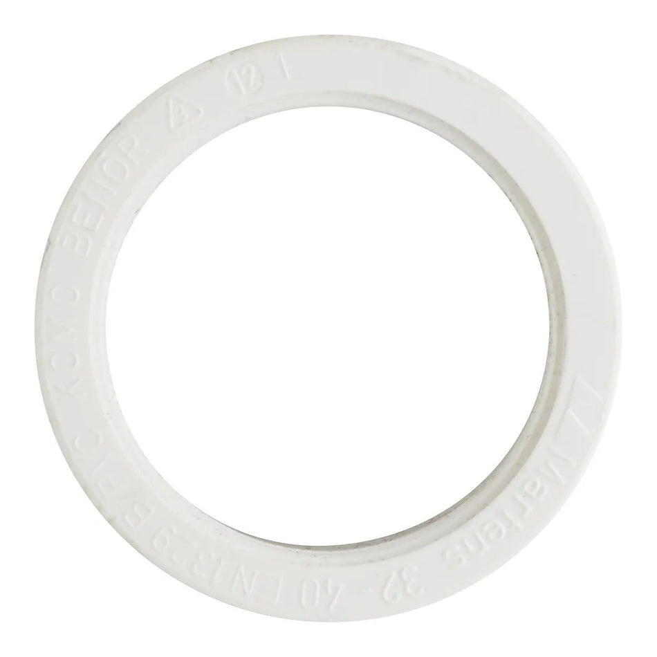 PVC Verloop Ø32×40mm wit 1× mof