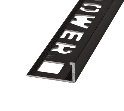 LYNOX Recht Alu Mat Zwart 11 x 2700mm OX-P212710100 Tegelprofiel