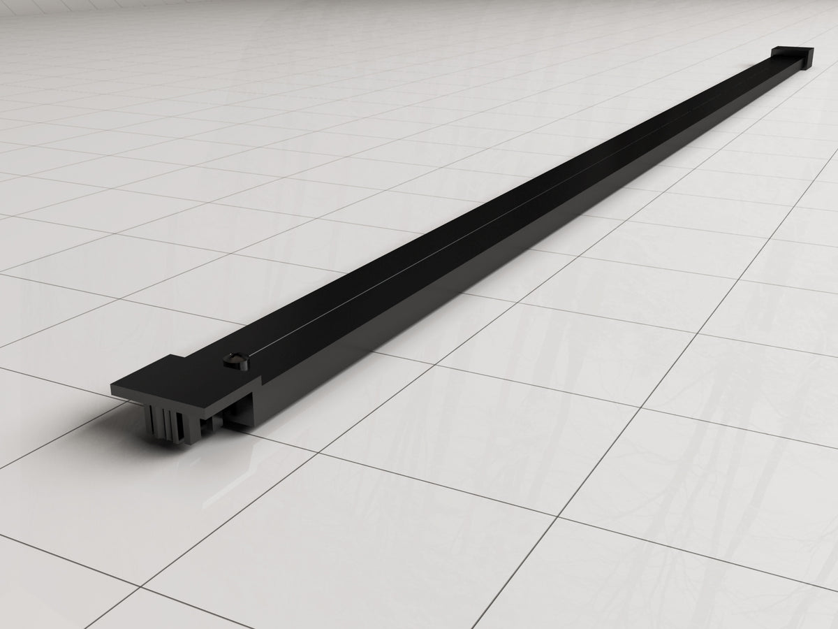 Horizon Stabilisatiestang 120 cm voor Inloopdouche - Mat Zwart