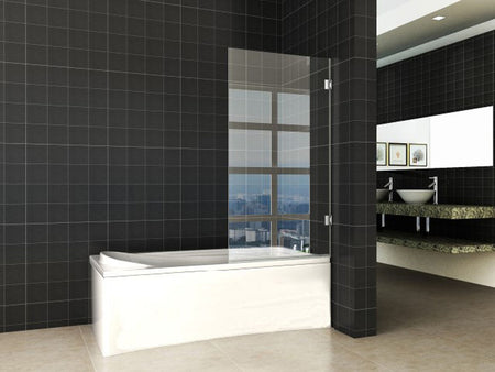 Less Badwand Draaibaar 800 x 1500 mm - Nano Helder Glas