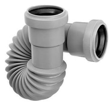 PVC Bocht Ø40mm 180°
