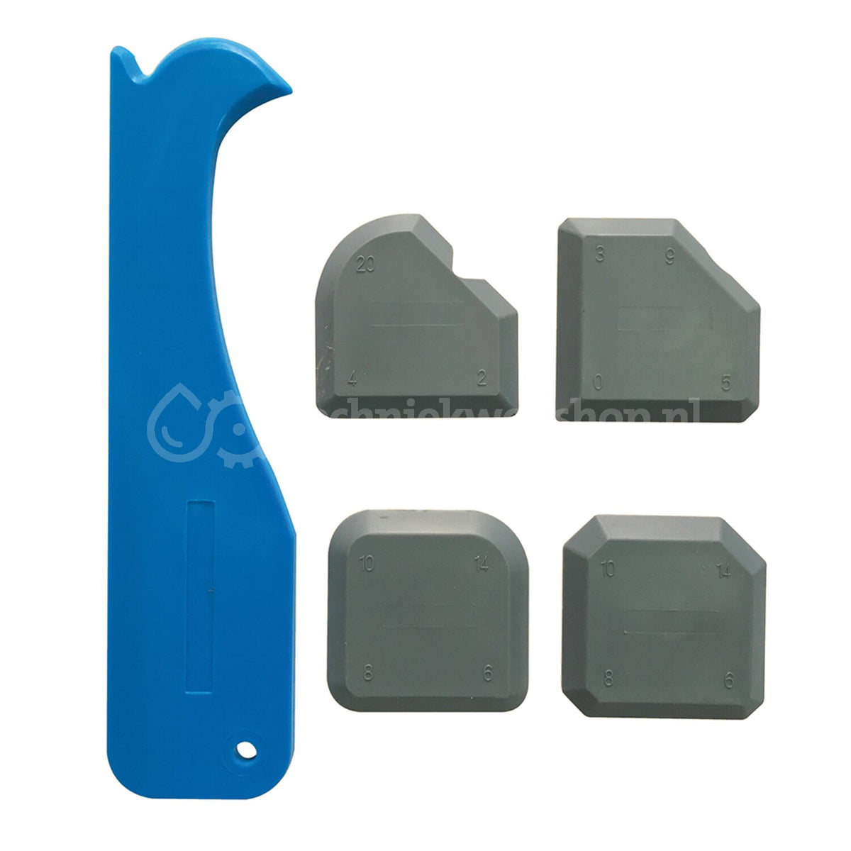 Toolstream Silverline 5-delige voegstrijker set 5-delige set