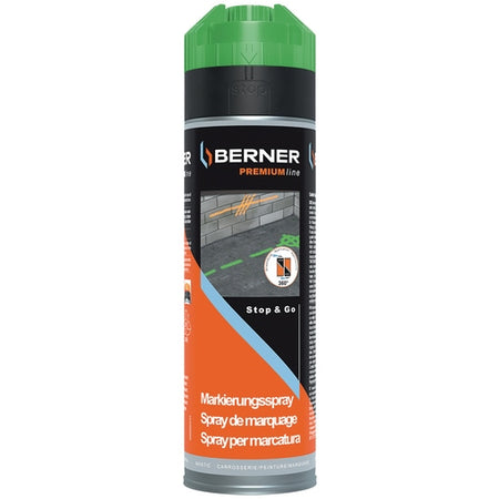 Berner MARKEERSPRAY PREM GROEN 500ML