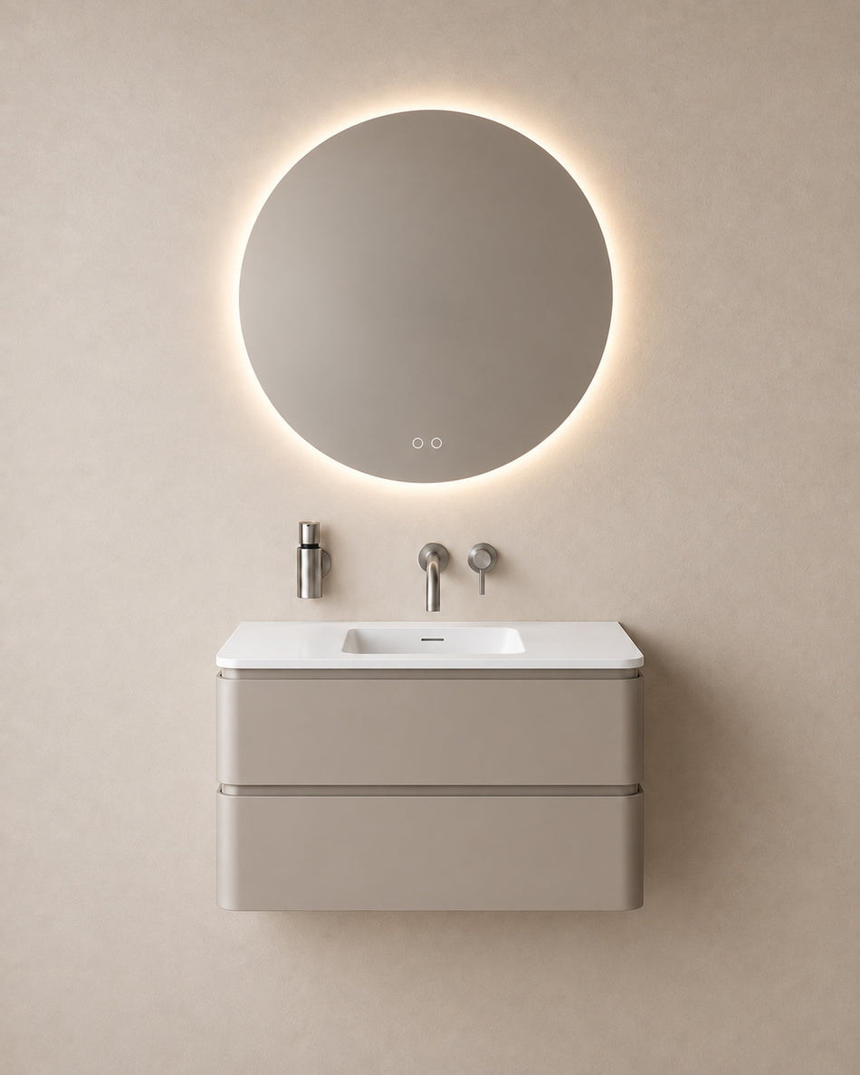 Lumora Spiegel Rond met LED