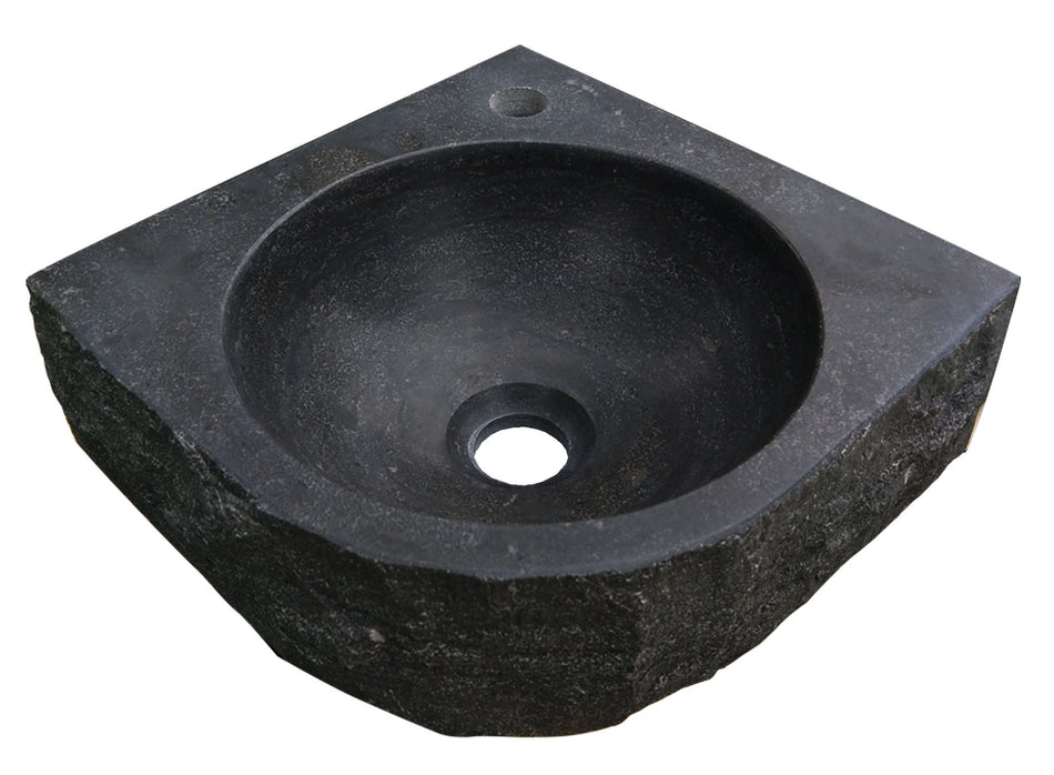 Raw Hoekfontein 30 x 30 x 10 cm - Hardsteen Gezoet