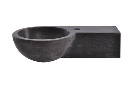 Wiesbaden - Raw Fontein Rond 40 x 23 x 10 cm - Hardsteen Gezoet