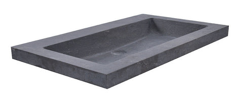 Wiesbaden - Raw Meubelwastafel 60 x 46 x 5 cm - Hardsteen Gezoet