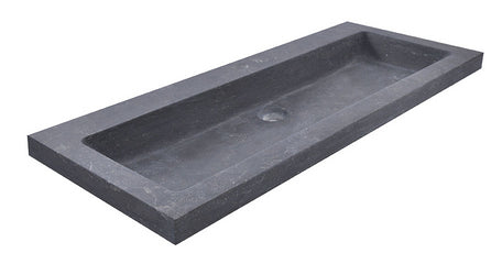 Raw Meubelwastafel 100 x 46 x 5 cm - Hardsteen Gezoet