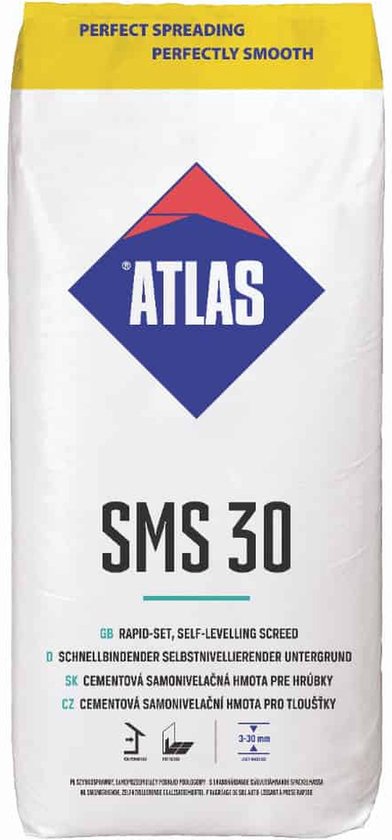Atlas - sms 30 egalisatie 3-30mm - 25 kg