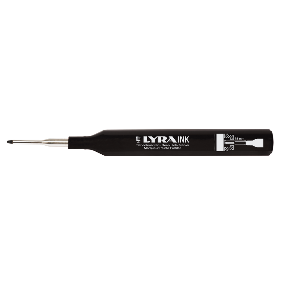 Lyra Ink Diepgat Markeerstift Zwart