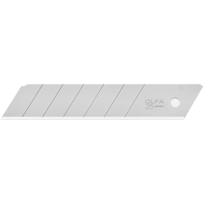 Olfa 25mm HB Silver Snap Blade - 5, 10, 20 or 40 Pack