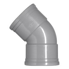PVC Bocht Ø125mm 45°