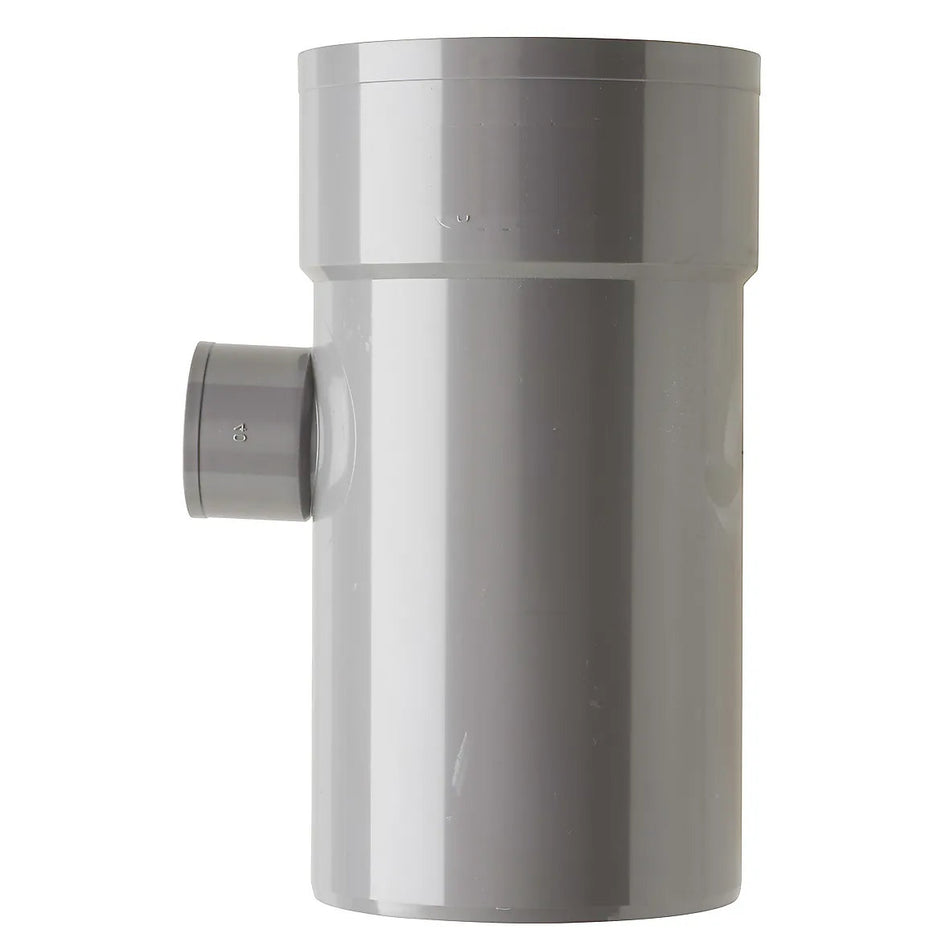 PVC T-stuk Ø110×40mm 90° 2× mof