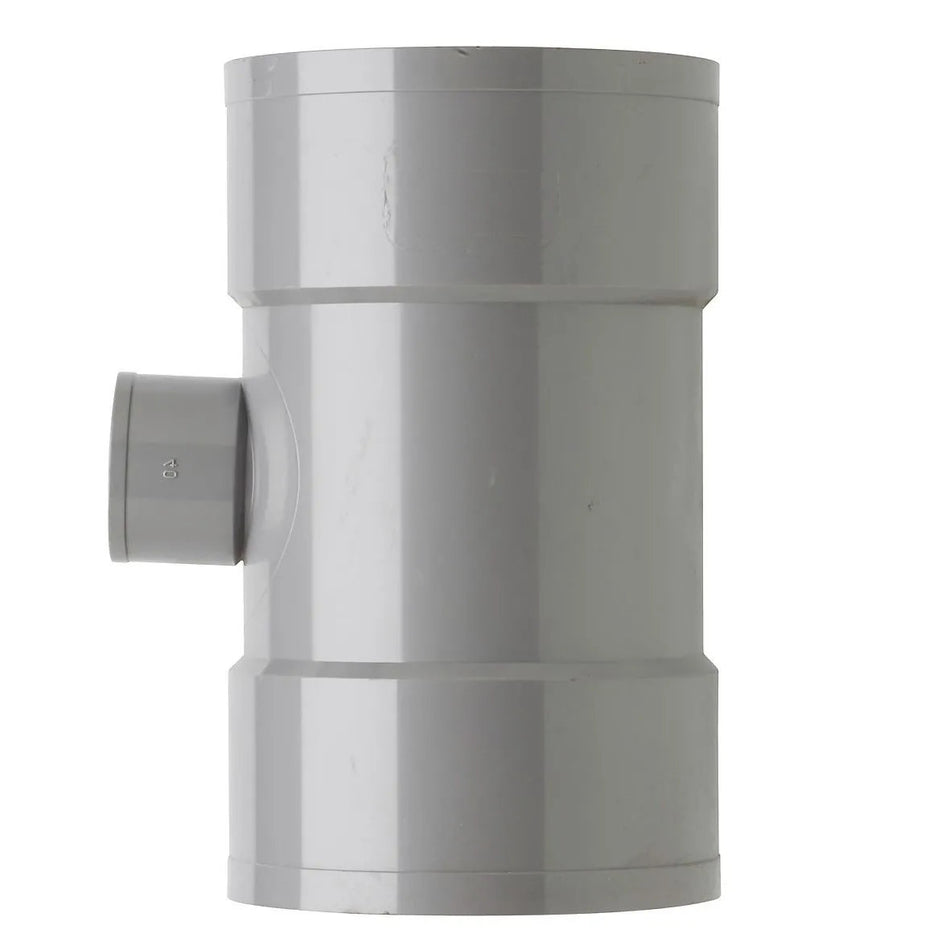 PVC T-stuk Ø110×40mm 90° 3× mof