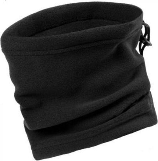 silverline Fleece nekwarmer, zwart Eén maat