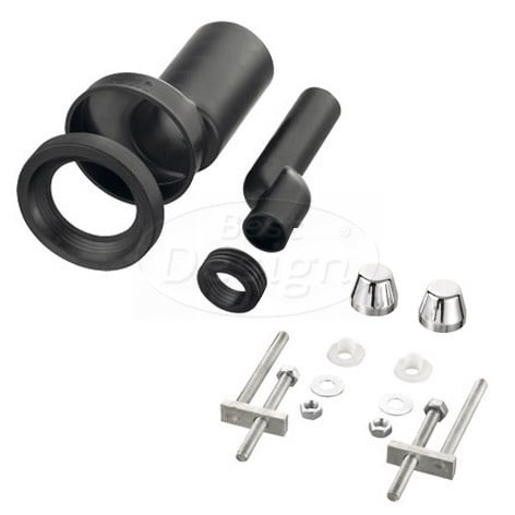 HAAS 3282 WC-verhogingsset Ø90/110 voor inbouwreservoir – 2,5 cm