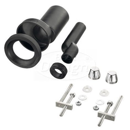 HAAS 3282 WC-verhogingsset Ø90/110 voor inbouwreservoir – 2,5 cm