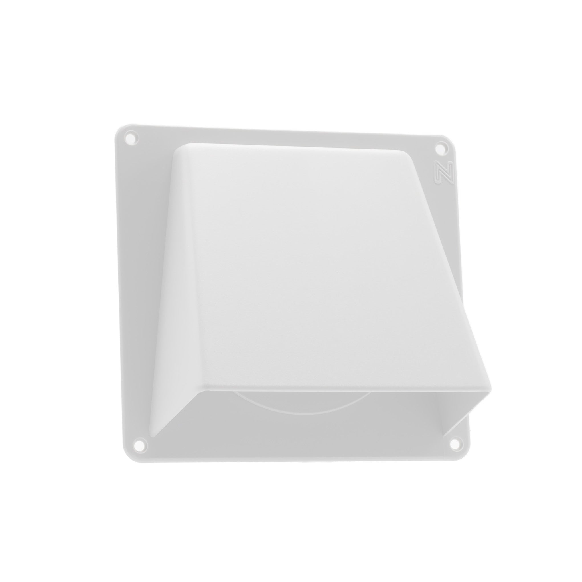 Nedco gevelklep met terugslagklep Ø100 mm wit