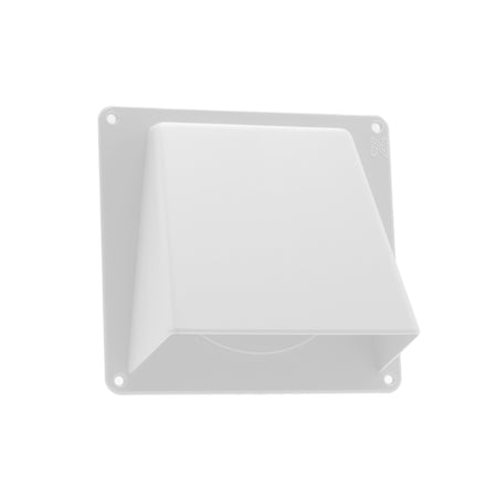 Nedco gevelklep met terugslagklep Ø100 mm wit