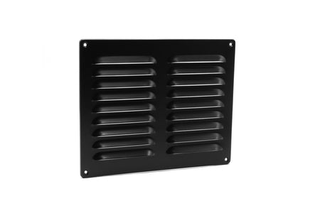 Nedco aluminium schoepenrooster 250×200 mm zwart