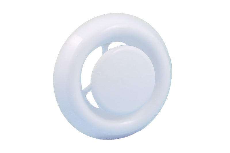 Nedco afzuigventiel met klemmen Ø100/125 mm wit