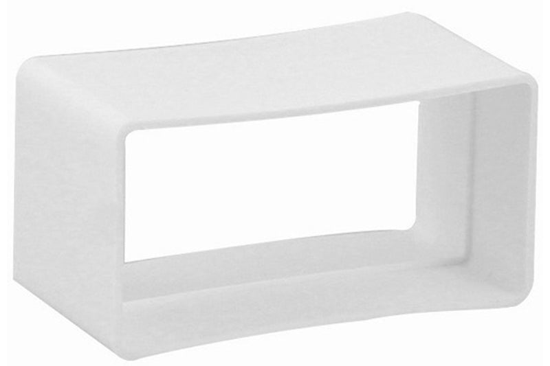 Nedco vlakke buis koppelstuk 110×54 mm wit