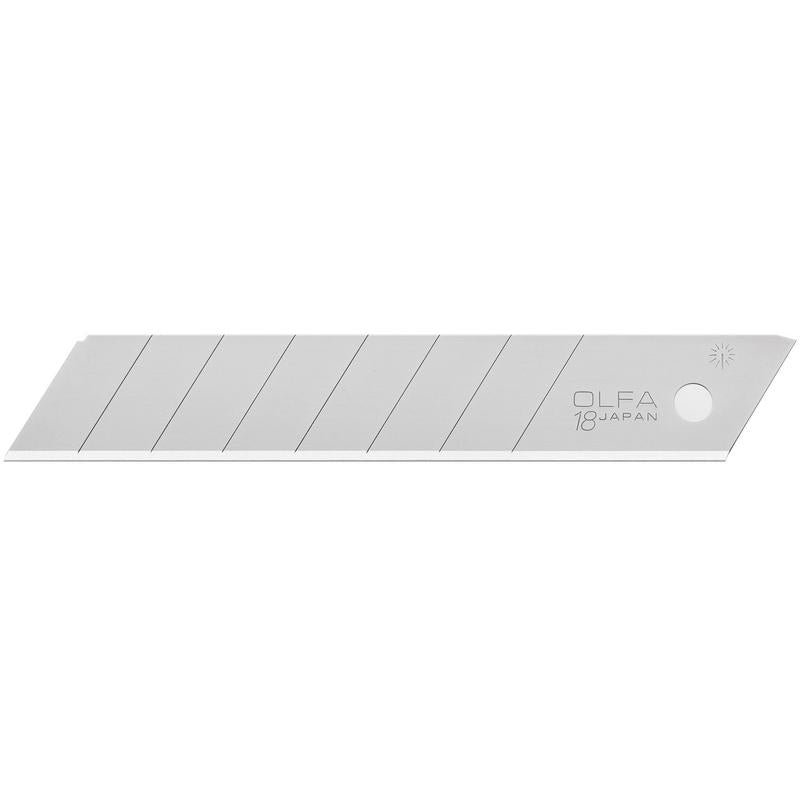 Olfa 18mm LB Silver Snap Blade - 5, 10, 30, 50 or 100 Packs