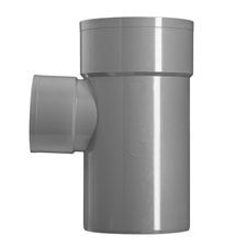 PVC T-stuk Ø125×75mm 90°