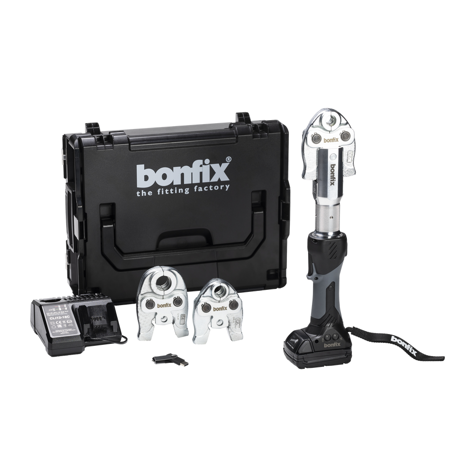 Bonfix Accu-persmachine 19 Kn M-profiel Set 12-15-22 Mm