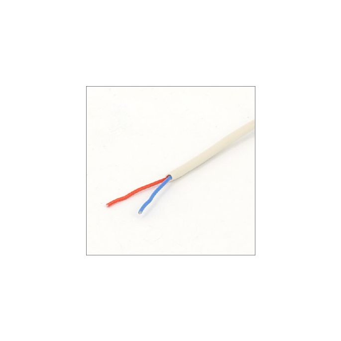 Donne signaalkabel YRMB 2 × 0,8 mm² wit