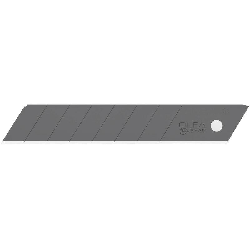 Olfa 18mm Ultra-Sharp Black Snap Blade - 10, 50, or 100 Packs | LBB