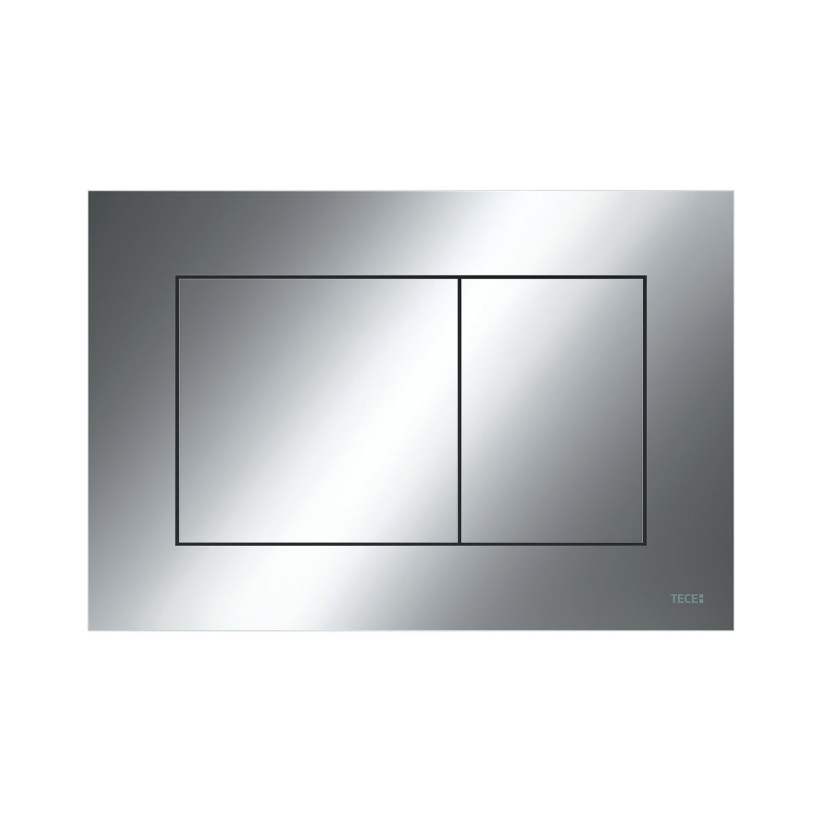 WC-Bedieningsplaat-Douchespoeltechniek-Glanzend Chroom