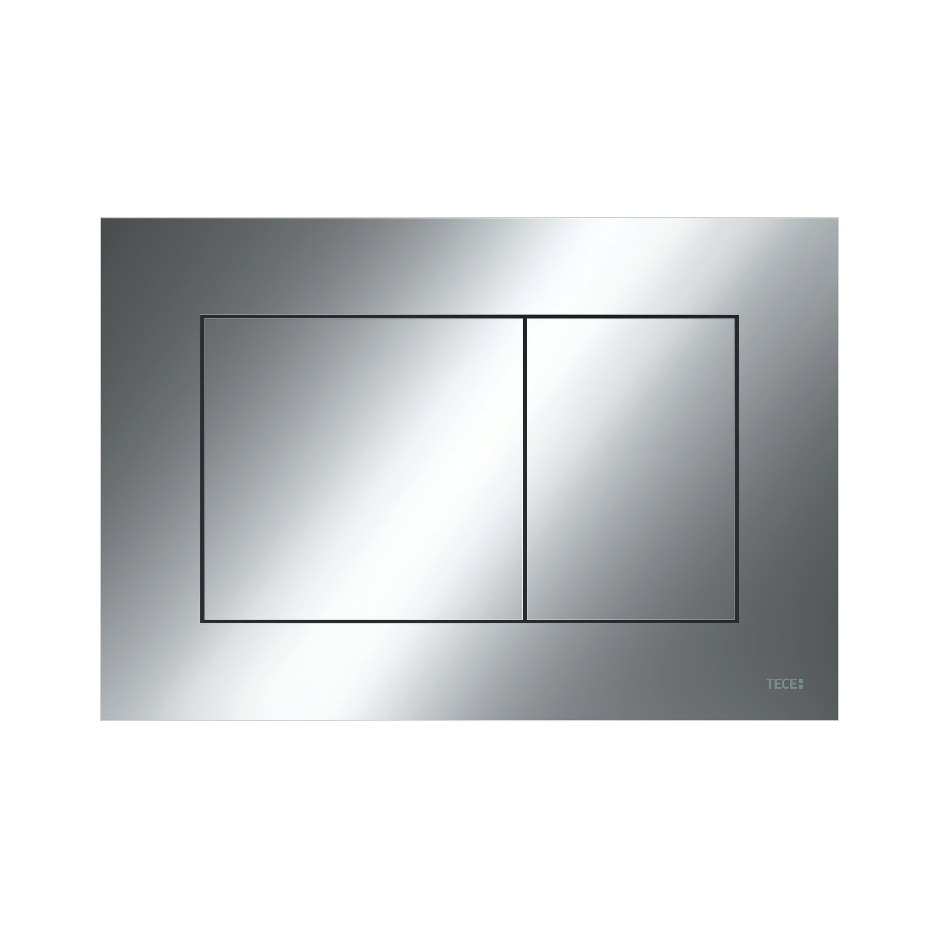 WC-Bedieningsplaat-Douchespoeltechniek-Glanzend Chroom