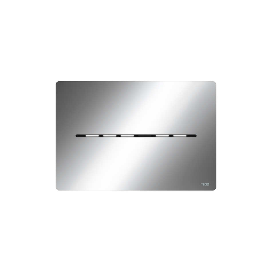 WC-Elektronica met Handsfree Bediening, 6 V Batterij, Chroom Glanzend