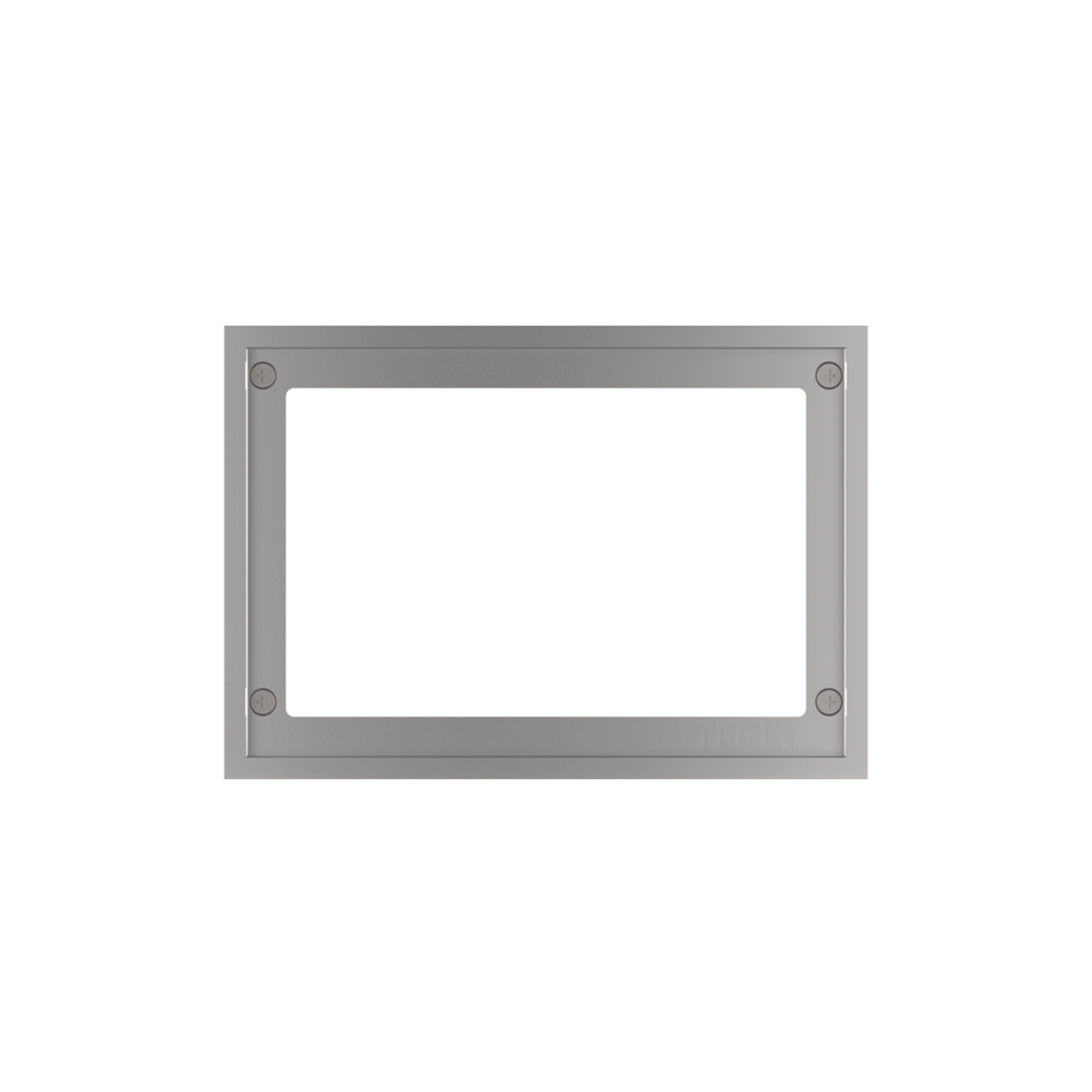 WC-Afdekframe voor WC-Inbouwframe, Glanzend Metaal