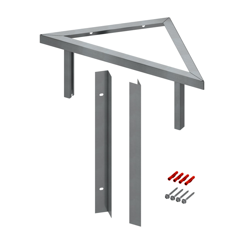 TECE Wandbevestiging voor 90° Wand-Hoekmontage van WC-Inbouwframes