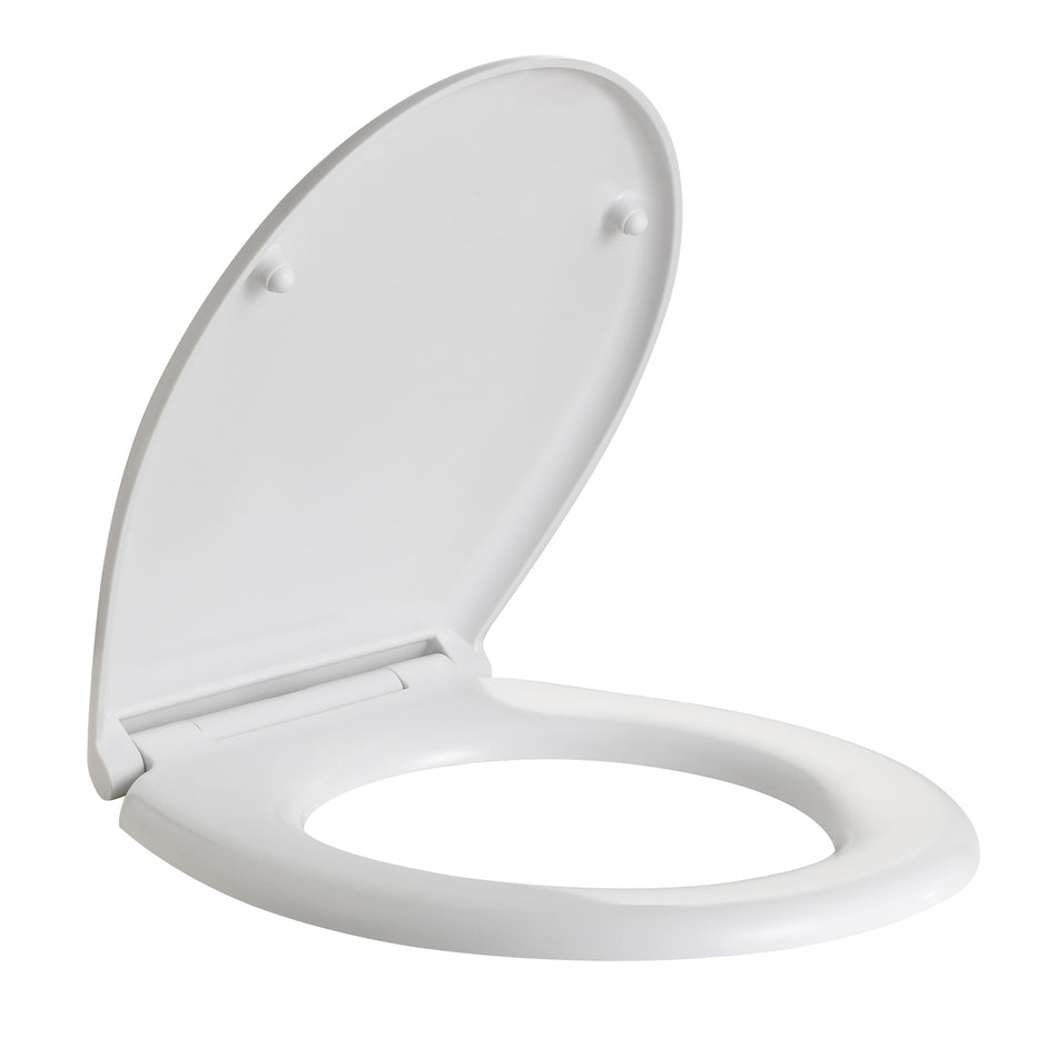 Eco Elvia WC-Zitting - Soft Close - Quick Release - Duroplast - Topfix - RVS Scharnieren - Glanzend Wit