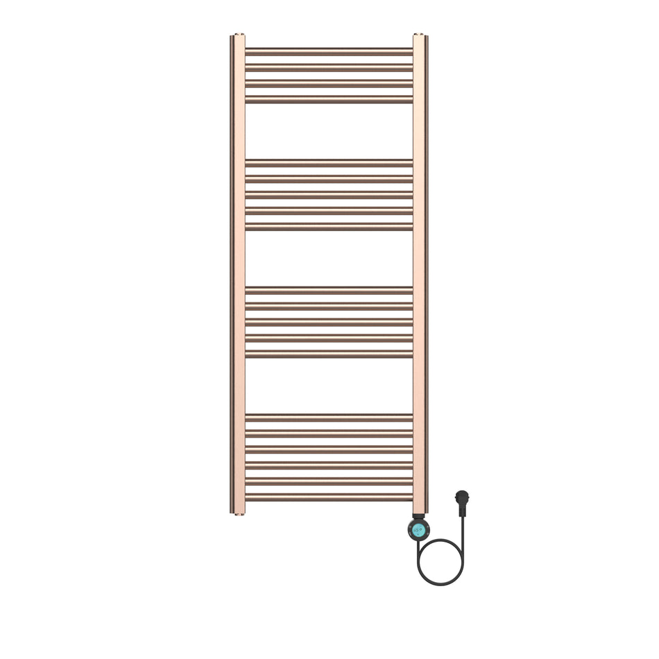 Belrad Elektrische Handdoekdroger - Smart WiFi - Rechts - 700W - 1200x500 mm - Geborsteld Koper