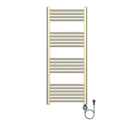 Belrad Elektrische Handdoekdroger - Smart WiFi - Rechts - 700W - 1200x500 mm - Geborsteld Goud