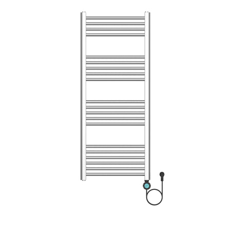 Belrad Elektrische Handdoekdroger - Smart WiFi - Rechts - 700W - 1200x500 mm - Geborsteld RVS
