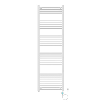 Belrad Elektrische Handdoekdroger - Smart WiFi - Rechts - 1000W - 1800x550 mm - Glanzend Wit