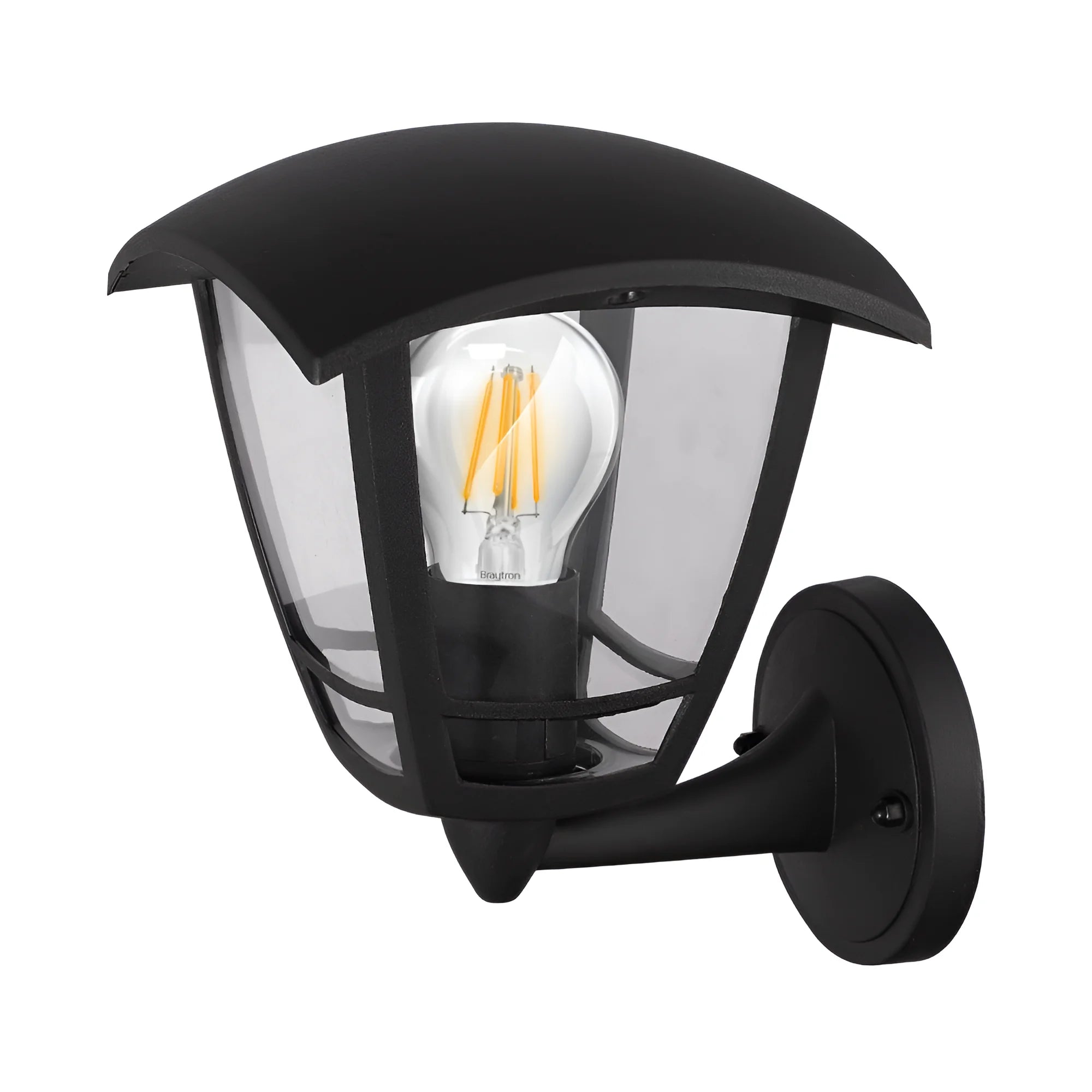 Braytron Wandlamp E27 zwart