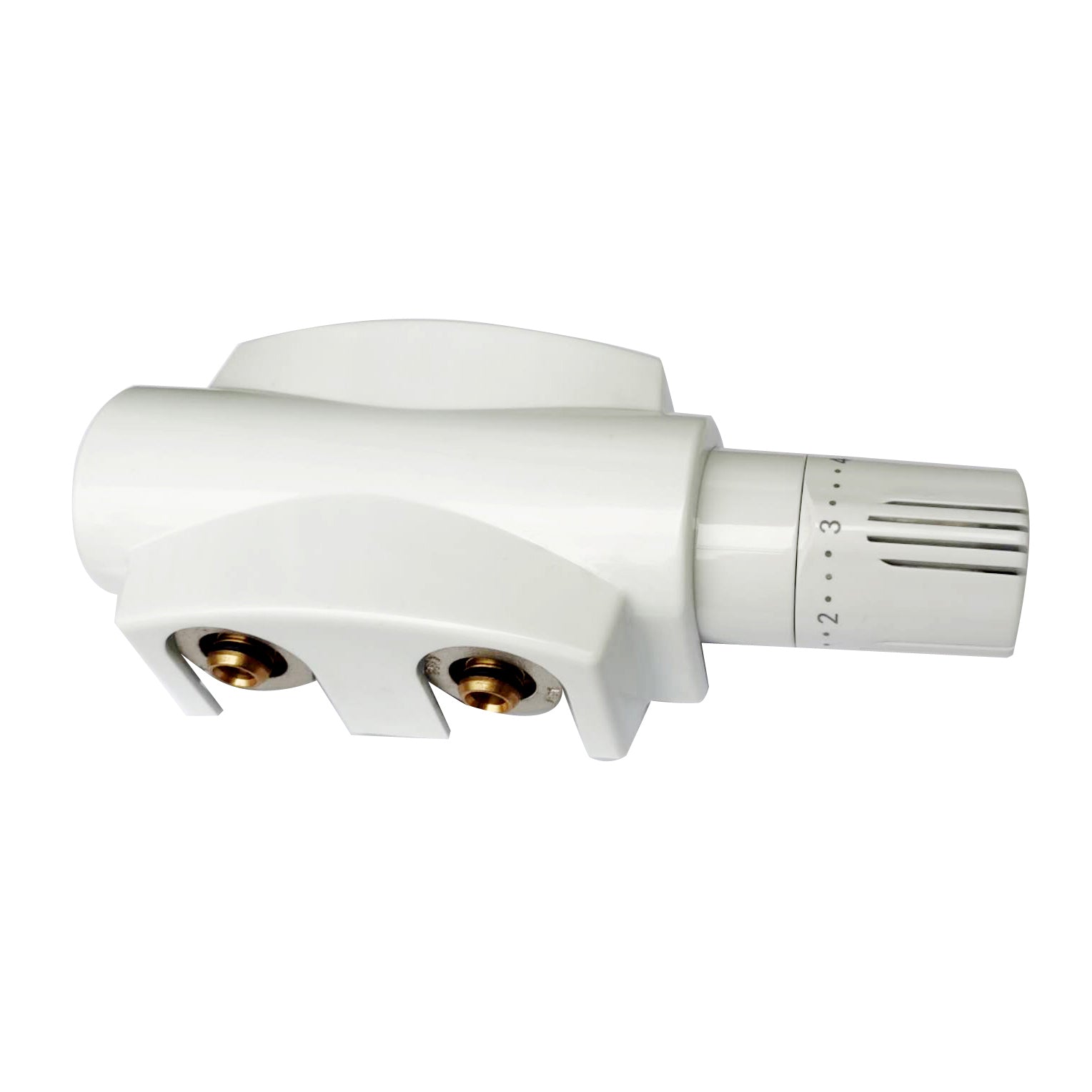 Aansluitset Vloer en Muur Wit M30x16/2