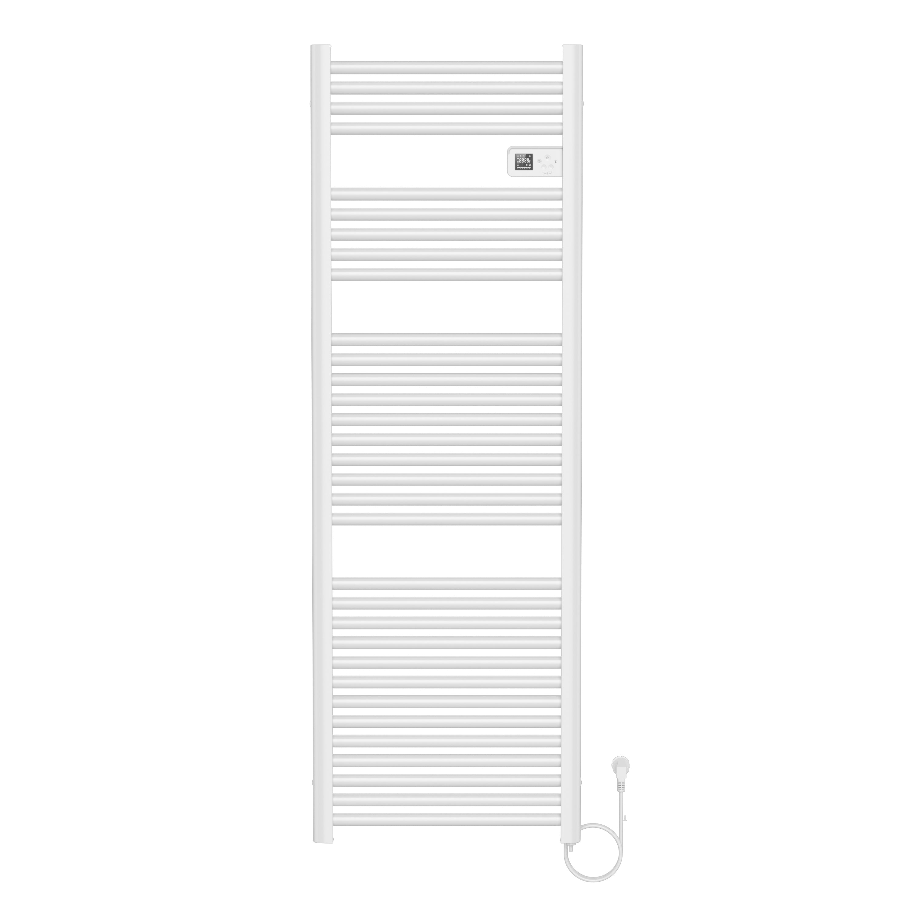 Belrad Elektrische Handdoekdroger - Smart WiFi - 850W - 1600x540x133 mm - Glanzend Wit