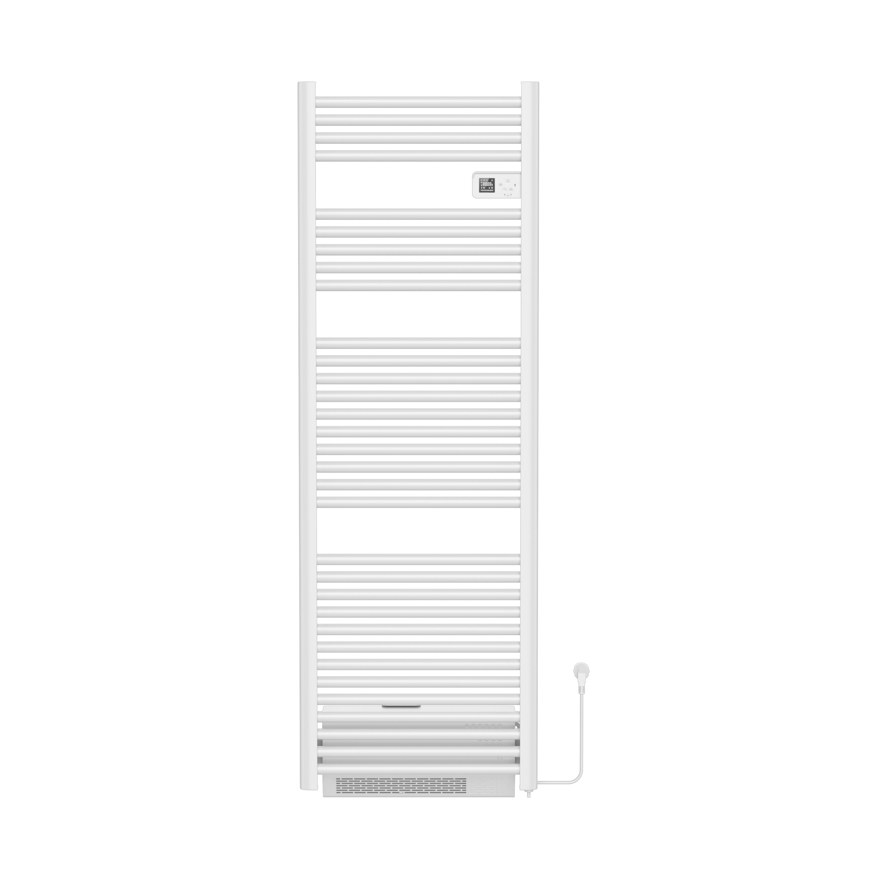 Belrad Elektrische Handdoekdroger Met Blower - Smart WiFi - 1850W - 1640x540x133 mm - Glanzend Wit