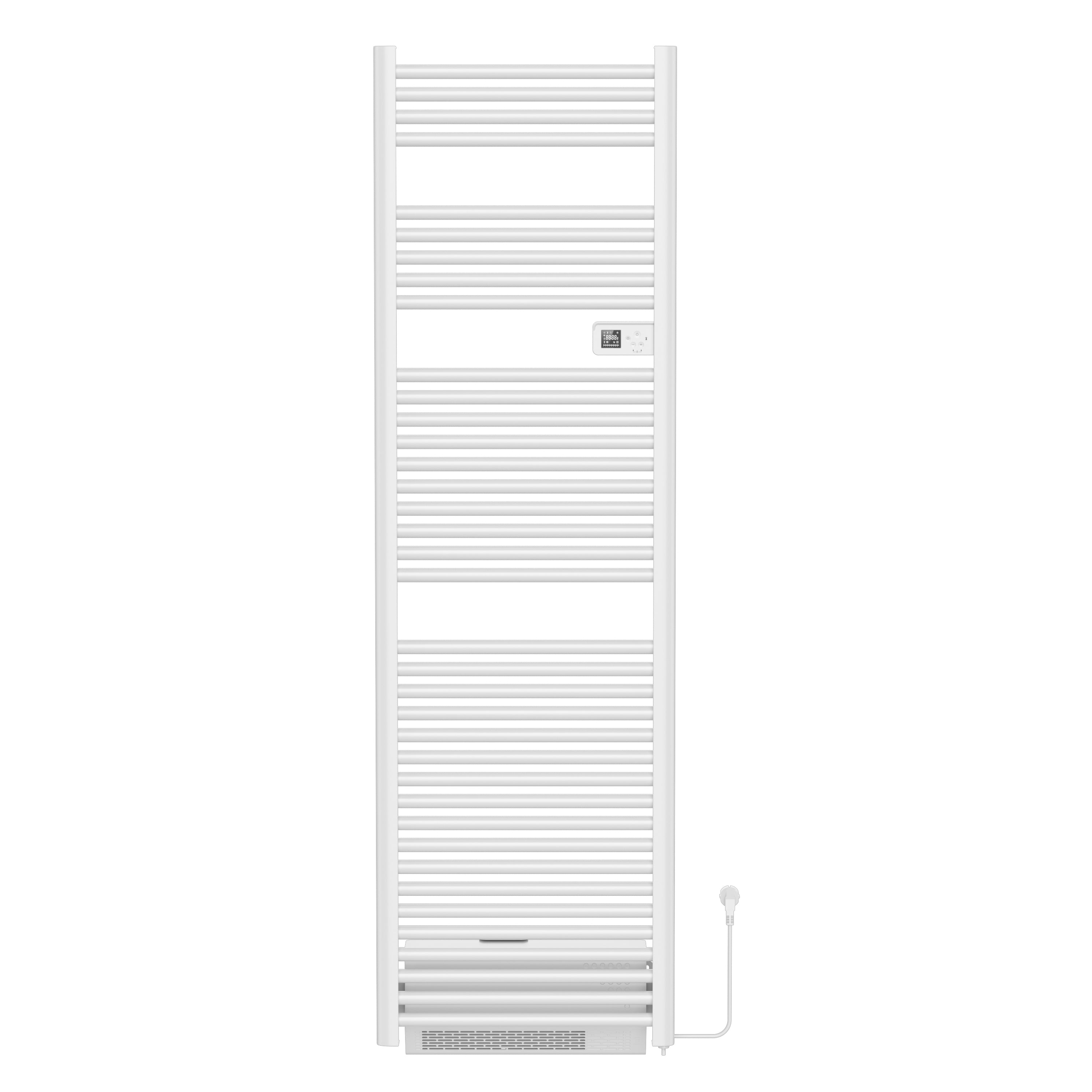 Belrad Elektrische Handdoekdroger Met Blower - Smart WiFi - 2000W - 1840x540x133 mm - Glanzend Wit
