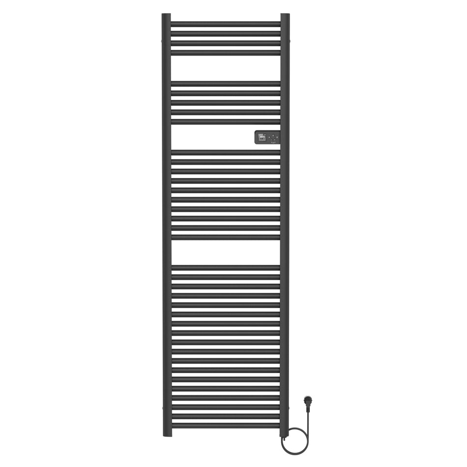 Belrad Elektrische Handdoekdroger - Smart WiFi - 1000W - 1800x540x133 mm - Mat Zwart