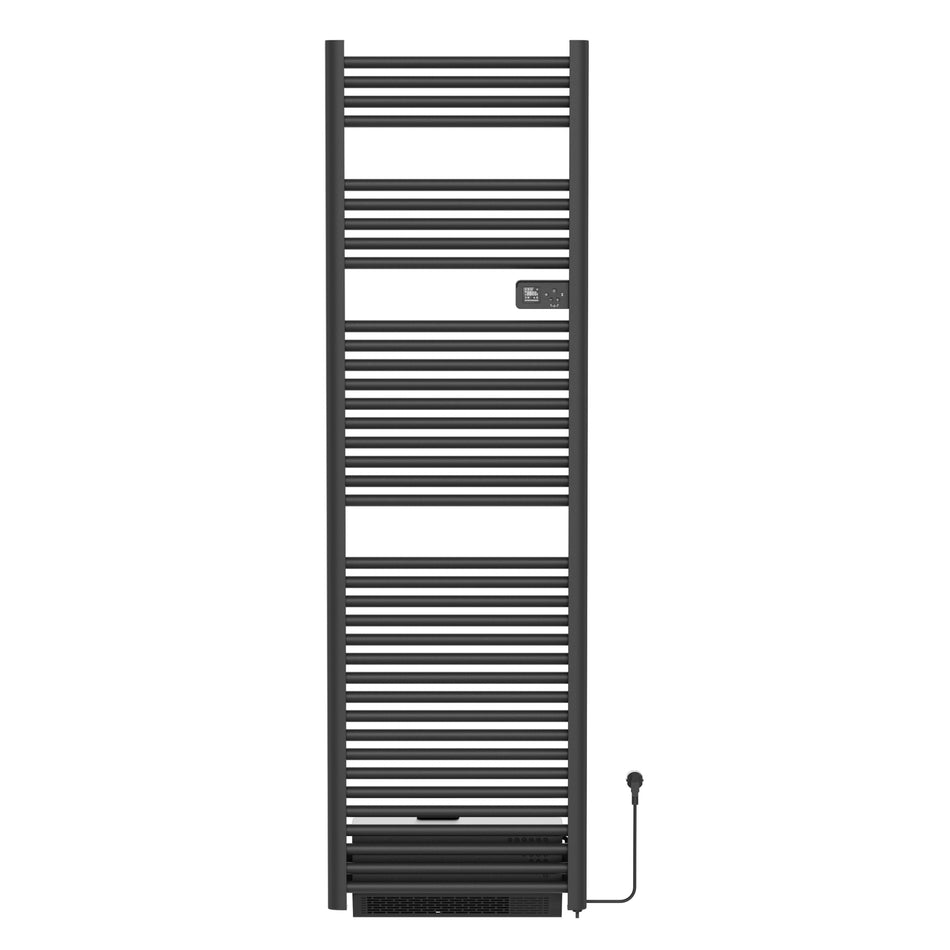 Belrad Elektrische Handdoekdroger Met Blower - Smart WiFi - 2000W - 1840x540x133 mm - Mat Zwart