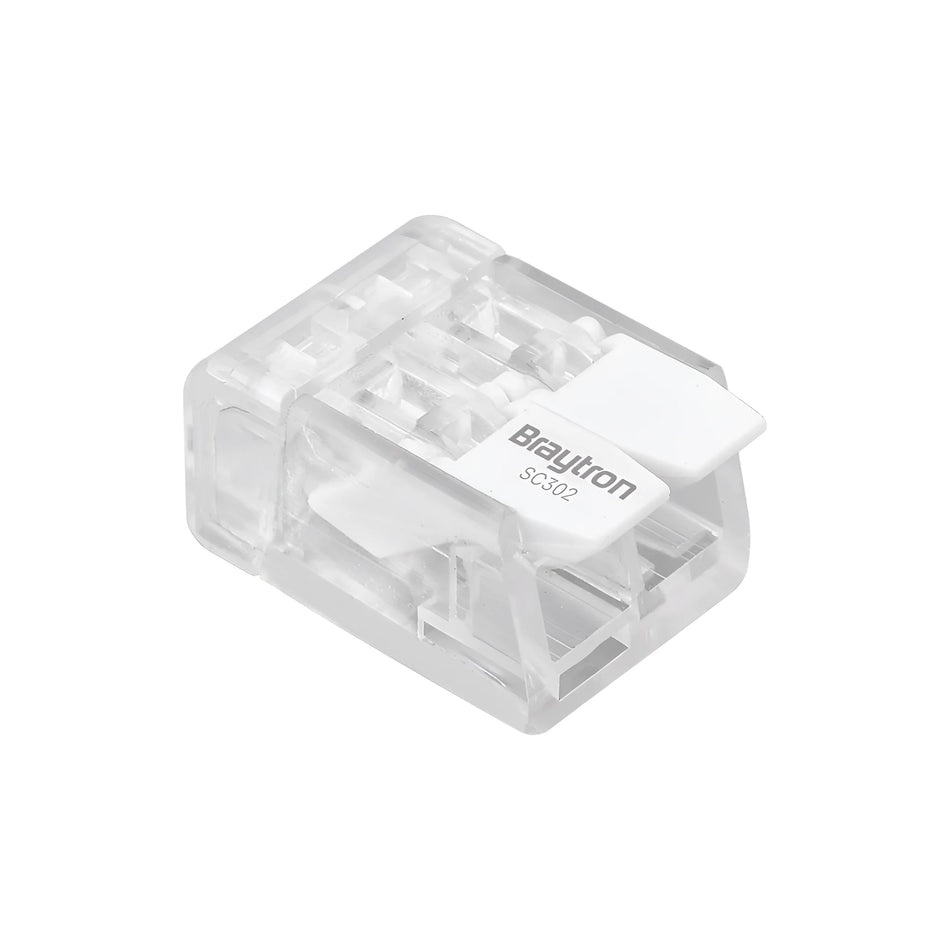 Braytron BRY-SC302 quick-connect lasklem 2-polig