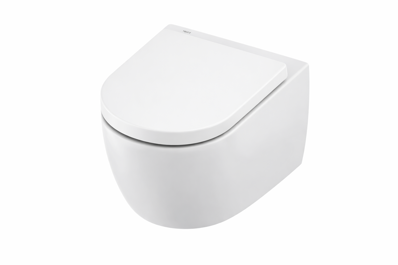 Set-Toilet Keramiek met Cycloonspoeling-Inclusief Zitting-Glanzend Wit